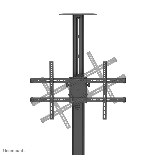 Televizoriaus stovas su ratukais BLACK/37-70  PLASMA-M1900E NEOMOUNTS