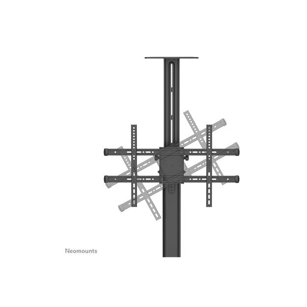 Televizoriaus stovas su ratukais BLACK/37-70  PLASMA-M1900E NEOMOUNTS