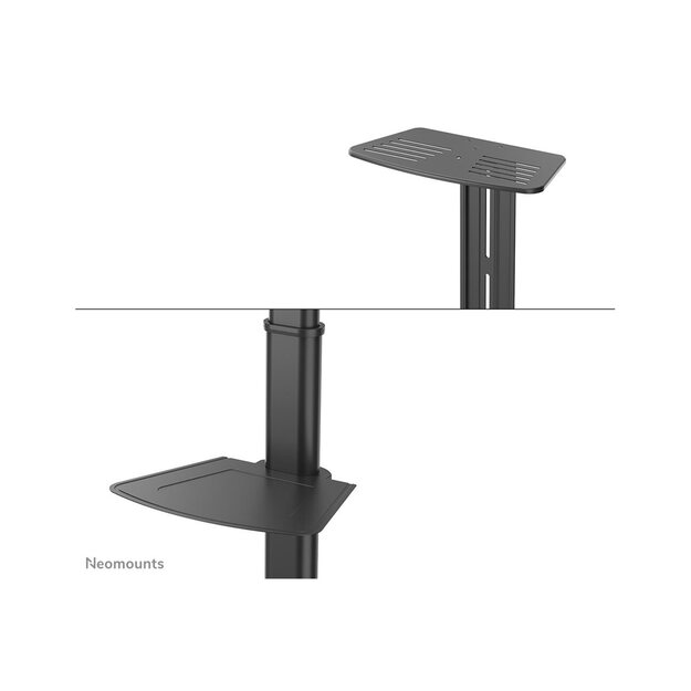 Televizoriaus stovas su ratukais BLACK/37-70  PLASMA-M1900E NEOMOUNTS