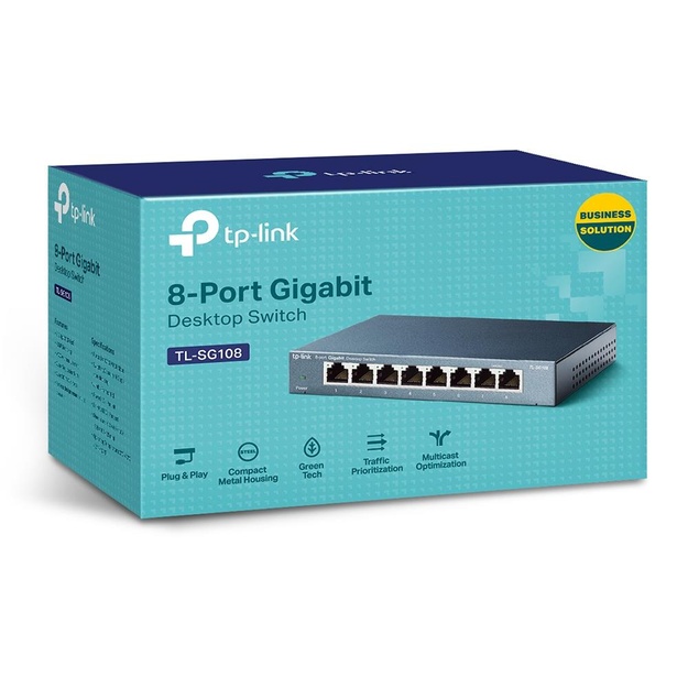 Komutatorius 8PORT 1000M TL-SG108 TP-LINK