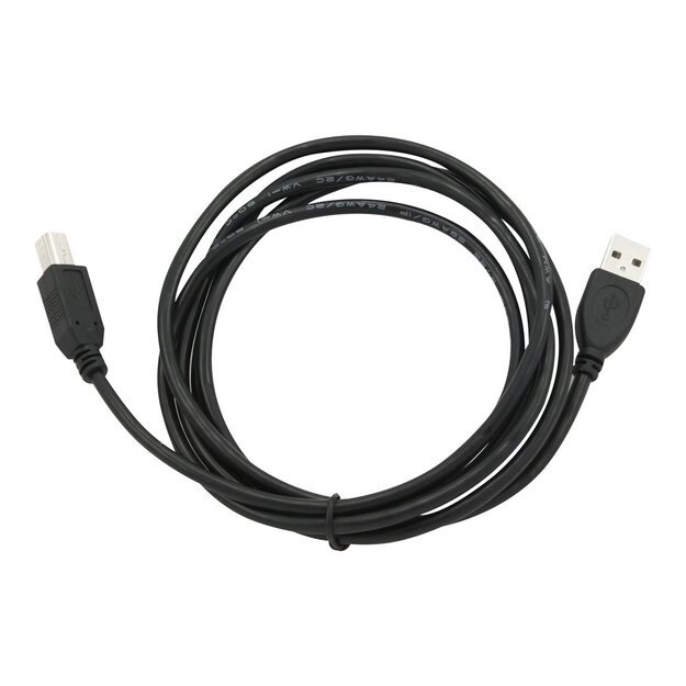 GEMBIRD CCP-USB2-AMBM-6 Gembird USB 2.0 A- B 1,8m cable black color 4