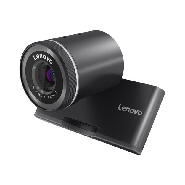 LENOVO QHD Webcam 2K Adjustable FOV90/78/65 Directional Microphone AutoFocus HDR AI Framing/Face USB-C/A 1.5m Detachable Cable