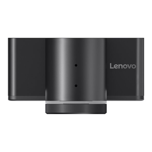 LENOVO QHD Webcam 2K Adjustable FOV90/78/65 Directional Microphone AutoFocus HDR AI Framing/Face USB-C/A 1.5m Detachable Cable
