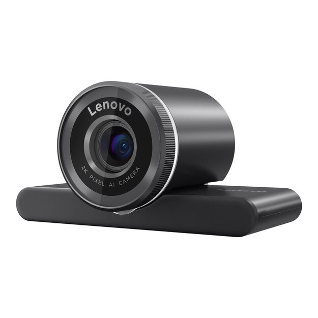 LENOVO QHD Webcam 2K Adjustable FOV90/78/65 Directional Microphone AutoFocus HDR AI Framing/Face USB-C/A 1.5m Detachable Cable