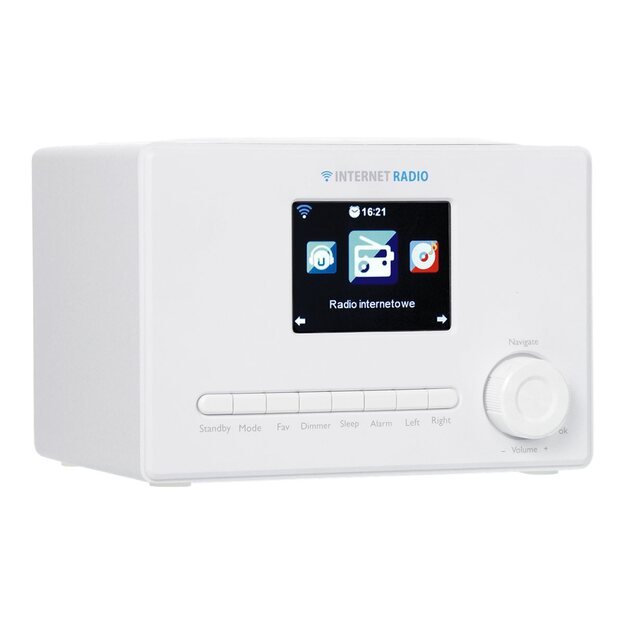 Radijo imtuvas ART RADA X102 ART INTERNET WIFI RADIO X102 LCD colour 3,2 white