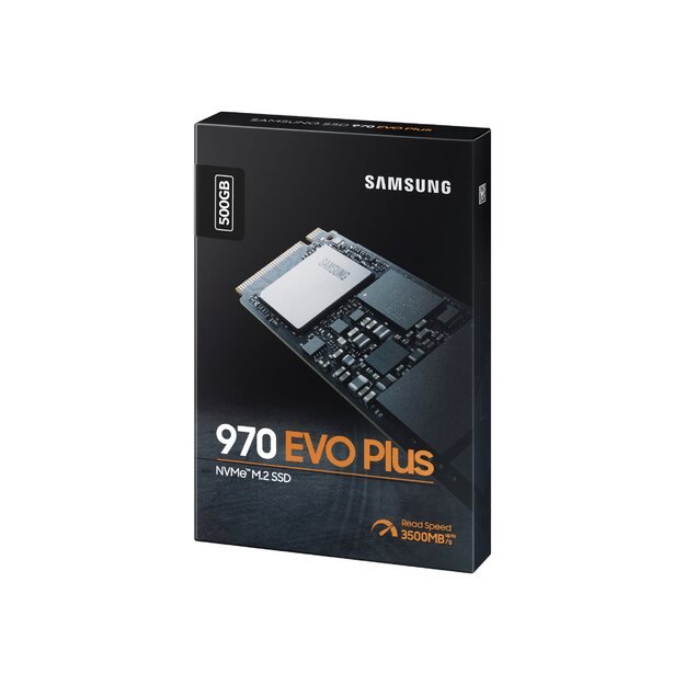 Kietasis diskas (SSD) vidinis SAMSUNG 970 EVO Plus SSD 500GB NVMe M.2 internal