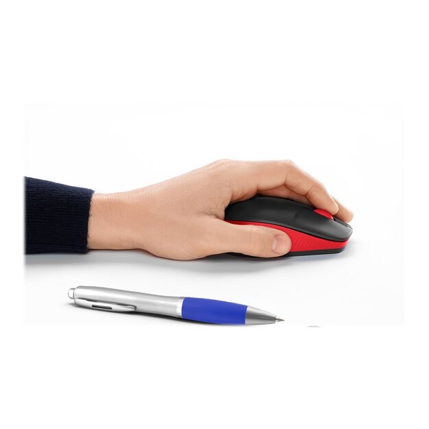 Kompiuterinė pelė belaidė OPTICAL WRL M190/RED 910-005908 LOGITECH