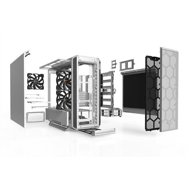 Kompiuterio korpusas |BE QUIET|Silent Base 802 White|MidiTower|Not included|ATX|EATX|MicroATX|MiniITX|Colour White|BG040 10