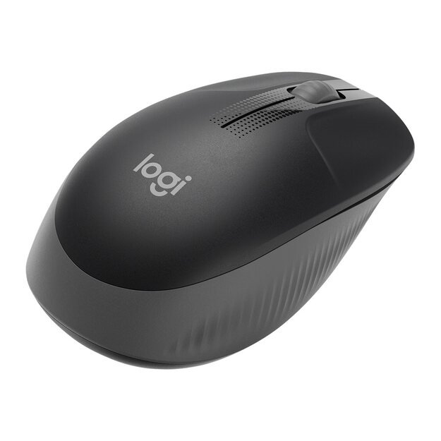 Kompiuterinė pelė belaidė LOGITECH M190 Full-size - MID GREY - EMEA