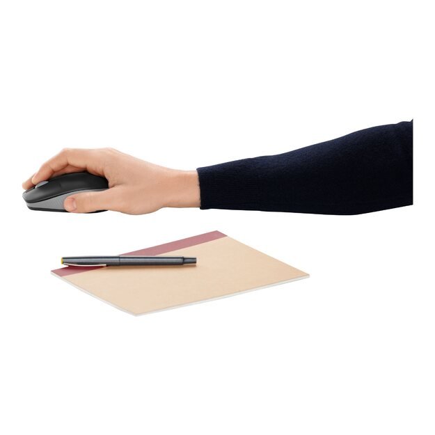 Kompiuterinė pelė belaidė LOGITECH M190 Full-size - MID GREY - EMEA 40
