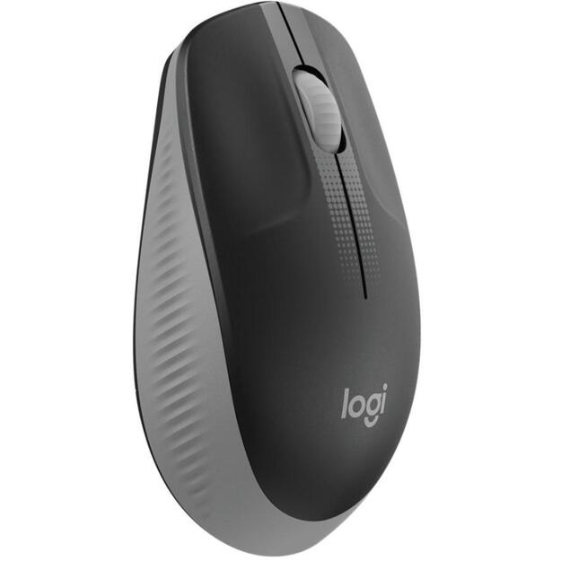 Kompiuterinė pelė belaidė LOGITECH M190 Full-size - MID GREY - EMEA