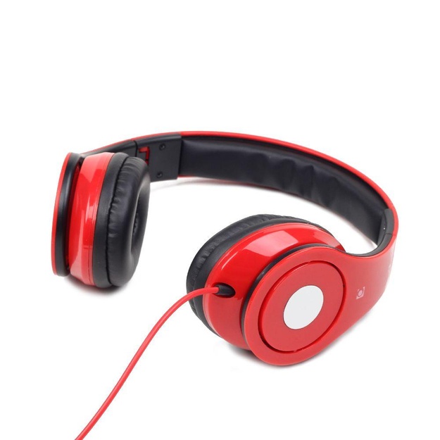 Ausinės HEADSET DETROIT RED/MHS-DTW-R GEMBIRD
