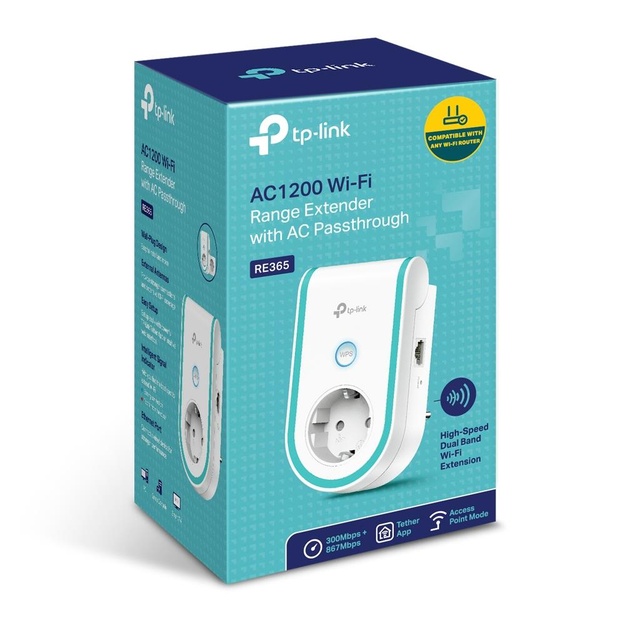 Belaidžio ryšio stiprintuvas 1200MBPS RE365 TP-LINK