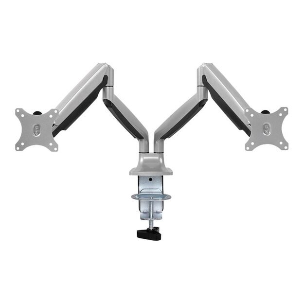 LOGILINK BP0043 LOGILINK - Dual alumium monitor desk mount,13-27, max. 9 kg