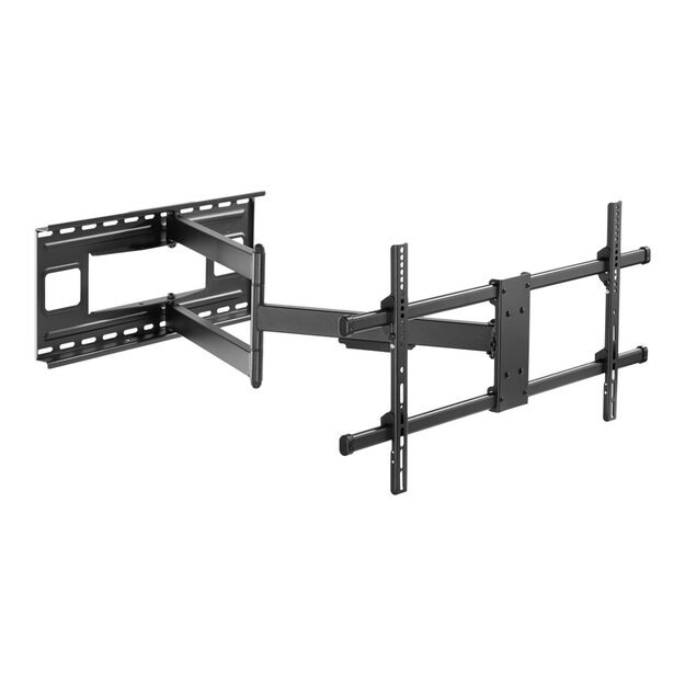 Televizoriaus laikiklis sieninis TECHLY Wall Bracket Extendable Arm up to 1015 mm for LCD 43-80inch Black