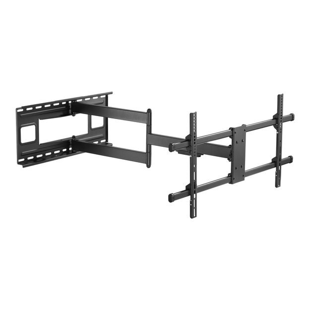 Televizoriaus laikiklis sieninis TECHLY Wall Bracket Extendable Arm up to 1015 mm for LCD 43-80inch Black