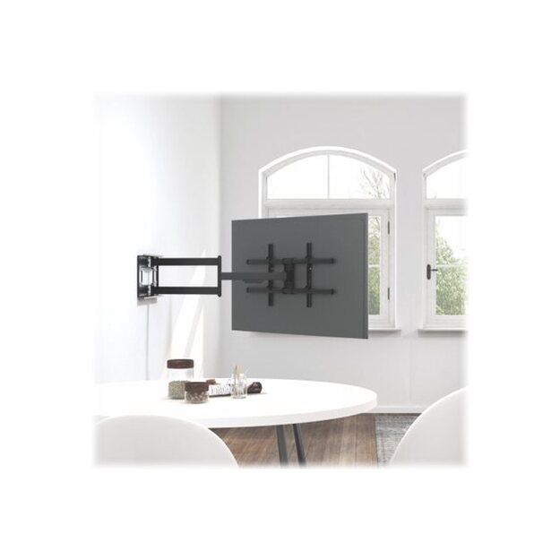 Televizoriaus laikiklis sieninis TECHLY Wall Bracket Extendable Arm up to 1015 mm for LCD 43-80inch Black