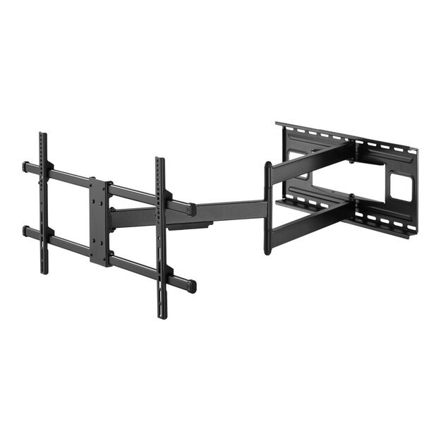 Televizoriaus laikiklis sieninis TECHLY Wall Bracket Extendable Arm up to 1015 mm for LCD 43-80inch Black