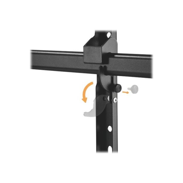 Televizoriaus laikiklis sieninis TECHLY Wall Bracket Extendable Arm up to 1015 mm for LCD 43-80inch Black