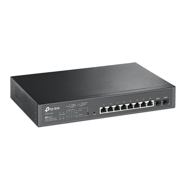 Komutatorius TP-LINK TL-SG2210MP PoE+ ports 8 150W