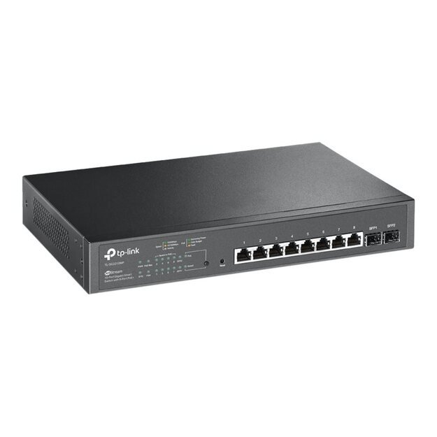 Komutatorius TP-LINK TL-SG2210MP PoE+ ports 8 150W