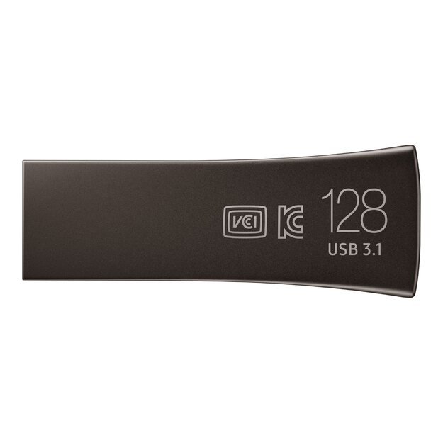 USB raktas SAMSUNG BAR PLUS 128GB USB 3.1 Titan Gray 9