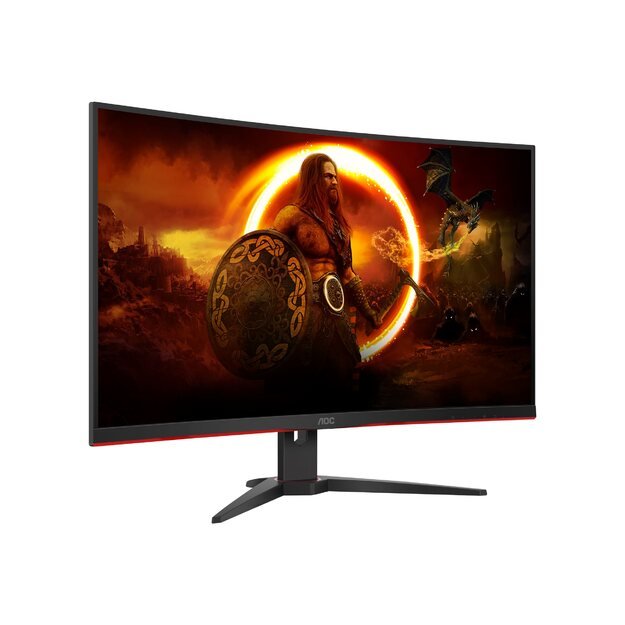 Monitorius AOC C32G2ZE/BK 31.5inch LCD MONITOR HDMI DisplayPort