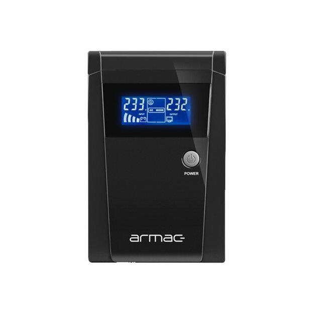 Nepertraukiamo maitinimo šaltinis UPS ARMAC O/1500E/LCD OFFICE Line-Interactive 1500E LCD 3x 230V PL OUT, USB 13