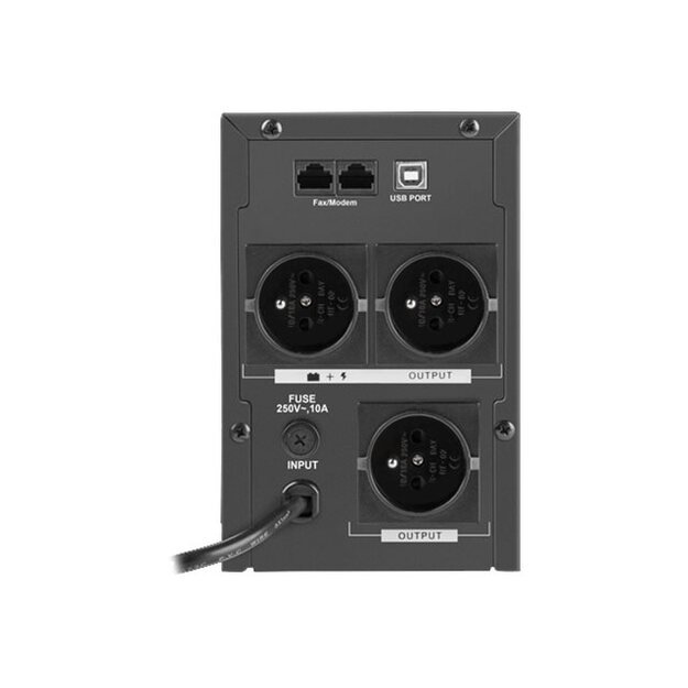 Nepertraukiamo maitinimo šaltinis UPS ARMAC O/1500E/LCD OFFICE Line-Interactive 1500E LCD 3x 230V PL OUT, USB 15