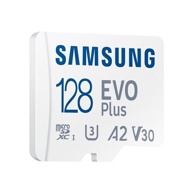 Atminties kortelė SAMSUNG EVO PLUS microSD 128GB Class10 Read up to 130MB/s