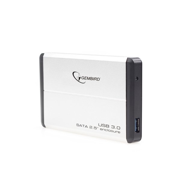 GEMBIRD EE2-U3S-2-S HDD/SSD enclosure Gembird for 2.5 SATA - USB 3.0, Aluminium, Silver 4