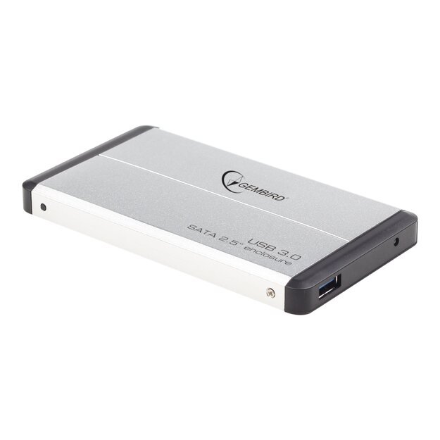 GEMBIRD EE2-U3S-2-S HDD/SSD enclosure Gembird for 2.5 SATA - USB 3.0, Aluminium, Silver 11