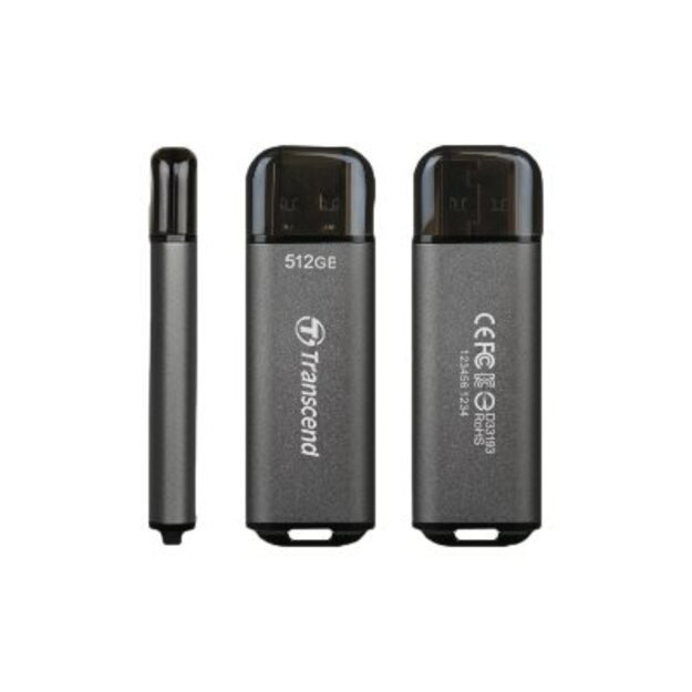 USB raktas TRANSCEND JetFlash 920 512GB USB3.2 Pen Drive TLC High Speed 20