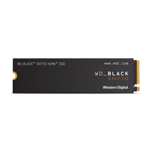 Kietasis diskas (SSD) vidinis WD Black SSD SN770 NVMe 2TB PCIe Gen4 16GT/s M.2 2280