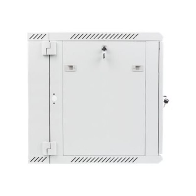 Komutacinė spinta pakabinama LANBERG WF02-6612-10S double section rack 19 flat pack 12U/600x600mm grey 21