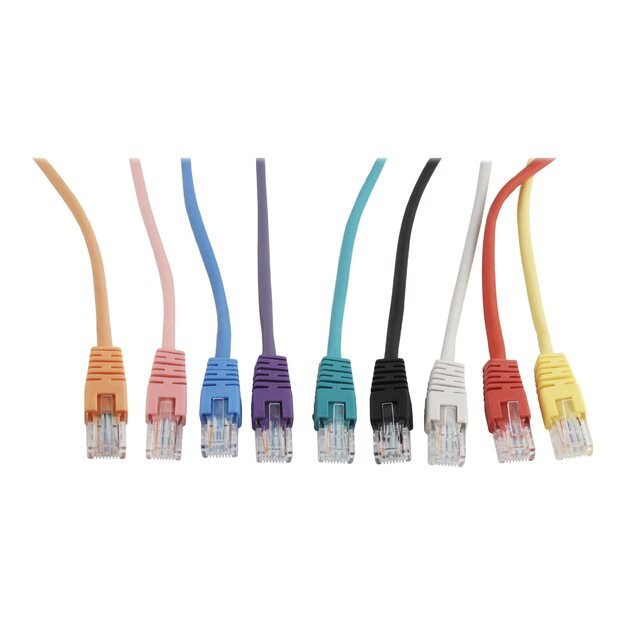 Patch kabelis GEMBIRD PP12-2M/Y RJ45, cat.5e, UTP, 2m, yellow