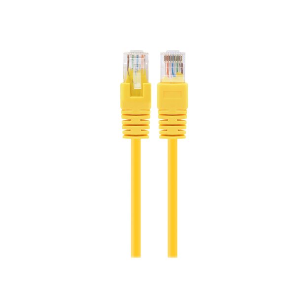 GEMBIRD PP12-2M/Y Gembird patchcord RJ45, cat.5e, UTP, 2m, yellow