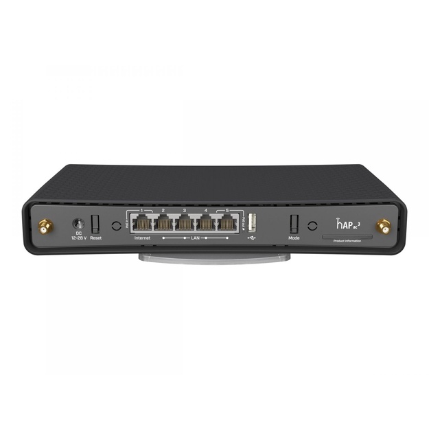 Maršrutizatorius MIKROTIK RBD53iG-5HacD2HnD hAP ac3 WiFi Router AC Dual Band 5x RJ45 1000Mb/s 1xPoE 1xUSB
