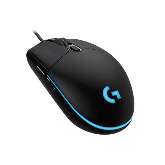 Kompiuterinė pelė laidinė MOUSE USB OPTICAL G102 LIGHTSY/BLACK 910-005823 LOGITECH