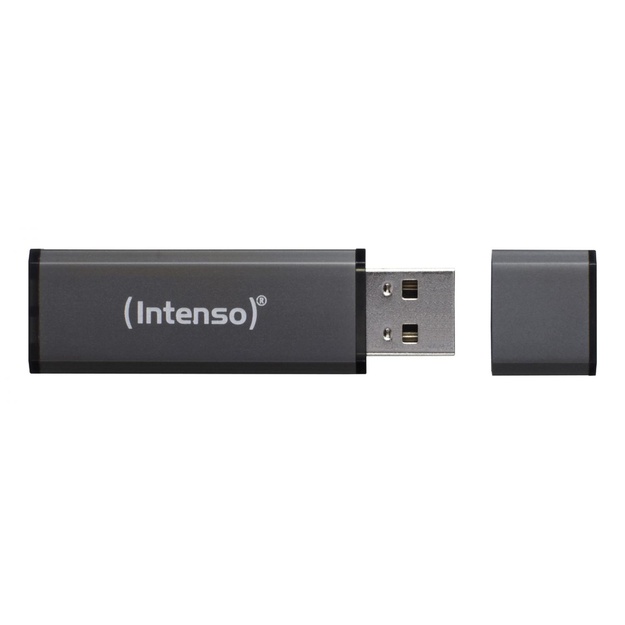 USB raktas MEMORY DRIVE FLASH USB2 16GB/ANTHRACITE 3521471 INTENSO