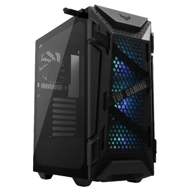 Kompiuterio korpusas |ASUS|TUF Gaming GT301|MidiTower|Not included|ATX|MicroATX|MiniITX|Colour Black|GT301TUFGAMINGCASE