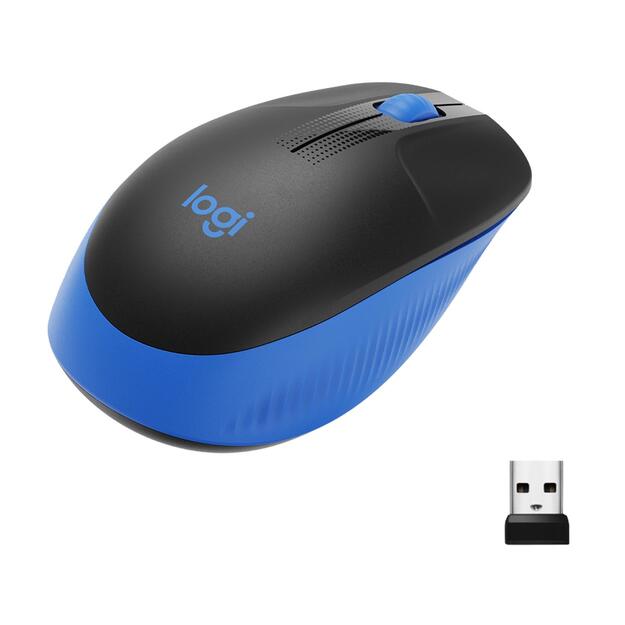 Kompiuterinė pelė belaidė OPTICAL WRL M190/BLUE 910-005907 LOGITECH 25