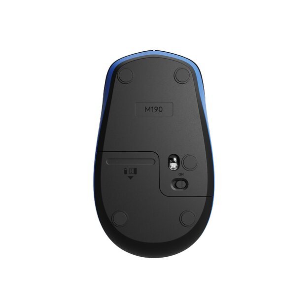 Kompiuterinė pelė belaidė OPTICAL WRL M190/BLUE 910-005907 LOGITECH