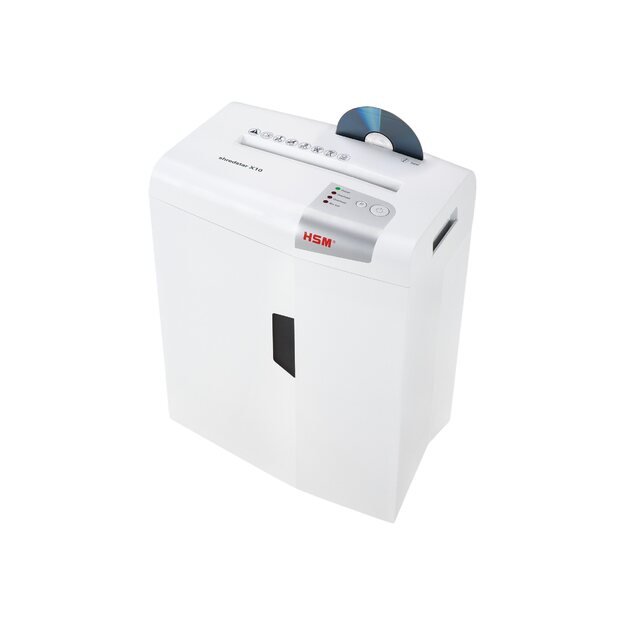Popieriaus smulkintuvas HSM 1045111 HSM Shredstar X10 - cross cut 4,5x35mm/ 10 sheets 80 g/ 20 l bin/ P-4 30