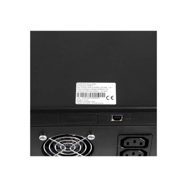 Nepertraukiamo maitinimo šaltinis UPS GREENCELL UPS09 LCD 2000VA
