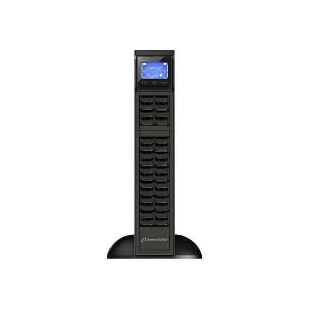 Nepertraukiamo maitinimo šaltinis UPS POWERWALK VFI 2000 CRM LCD On-Line 2000VA, 19 2U, 4x IEC, USB/RS-232, LCD, Rack/Tower