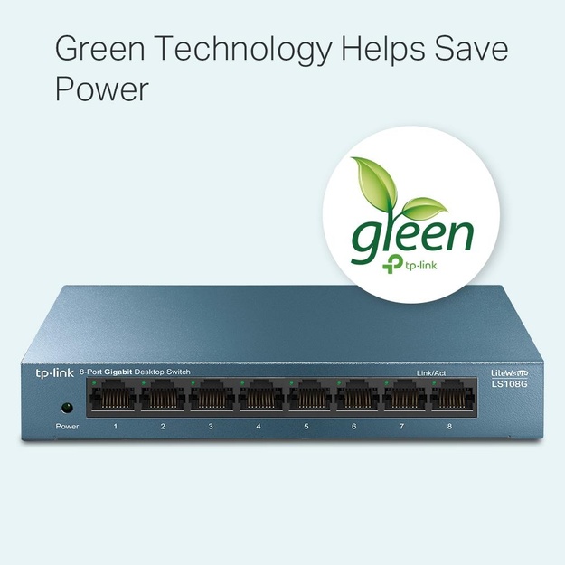 Komutatorius TP-LINK LS108G 8x10Base-T 100Base-TX 1000Base-T