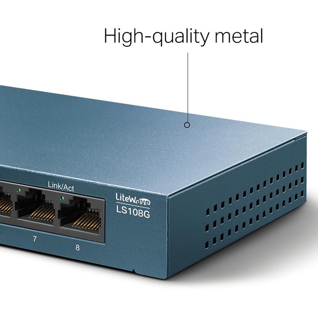 Komutatorius TP-LINK LS108G 8x10Base-T 100Base-TX 1000Base-T