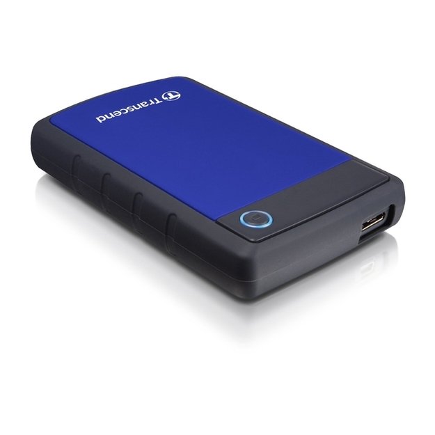 Išorinis kietasis diskas HDD |TRANSCEND|StoreJet|1TB|USB 3.0|Colour Blue|TS1TSJ25H3B