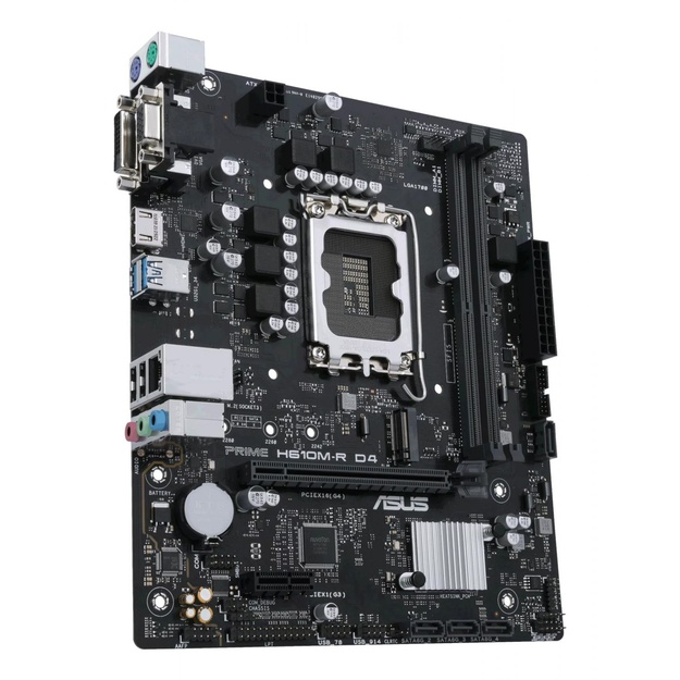 Pagrindinė plokštė MB H610 S1700 MATX/PRIME H610M-R D4-SI ASUS